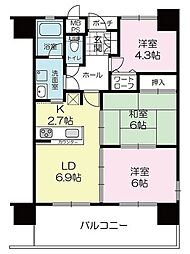 間取図画像 3LDK