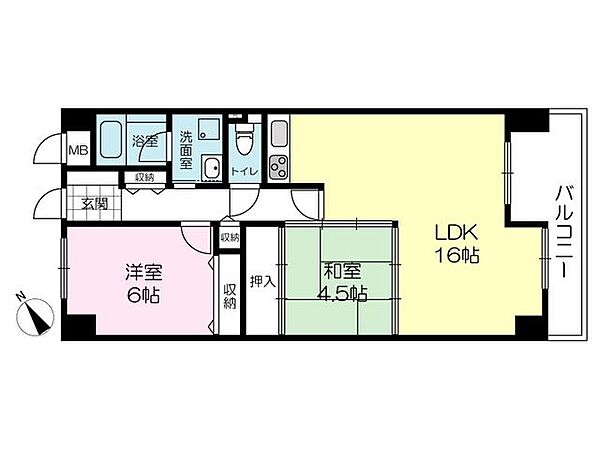間取りを拡大表示