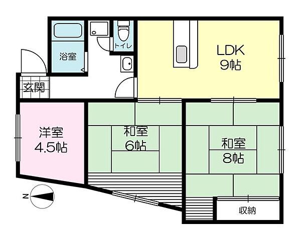 間取りを拡大表示