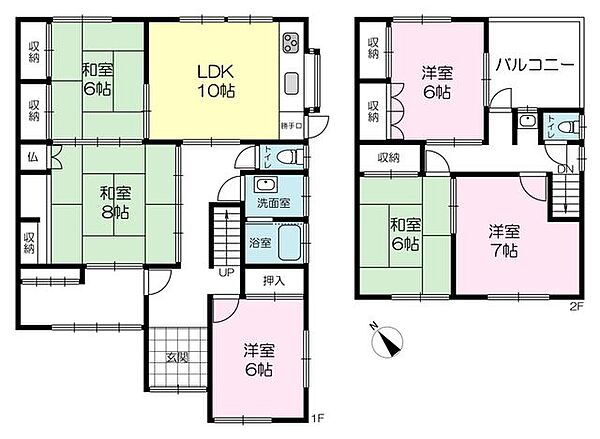 間取りを拡大表示
