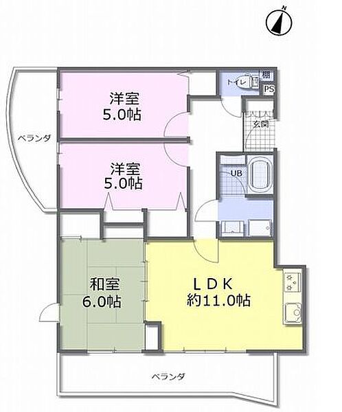 間取りを拡大表示