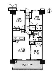 ポレスター西古松レジデンス 3LDKの間取図画像