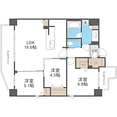 物件の間取り