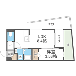 間取図画像 1LDK