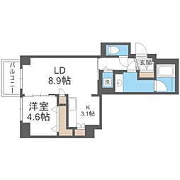 間取図画像 1LDK