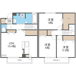 間取図画像 3LDK