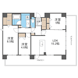間取図画像 3LDK