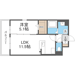 間取図画像 1LDK