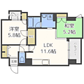 レジディア西新9階13.8万円