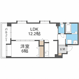 メゾン・プアラニ 1LDKの間取図画像