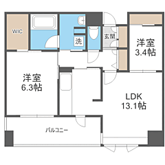 物件の間取り