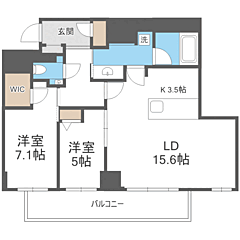 物件の間取り