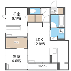 物件の間取り