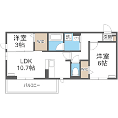 物件の間取り