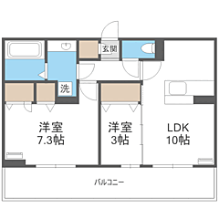 物件の間取り