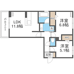 物件の間取り