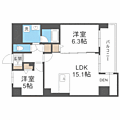 レジディア西新14階15.8万円