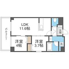 物件の間取り