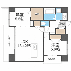 物件の間取り