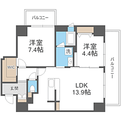 物件の間取り
