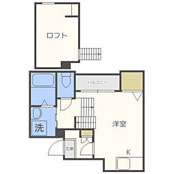 ステージ笹原 ワンルームの間取図画像