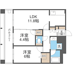 物件の間取り