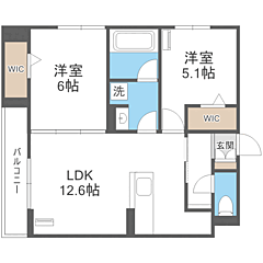 物件の間取り