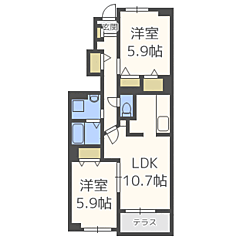 物件の間取り