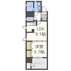 物件の間取り