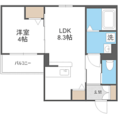 物件の間取り