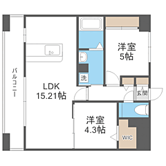 物件の間取り
