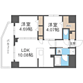S-RESIDENCE薬院aureate9階17.2万円