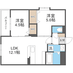 物件の間取り
