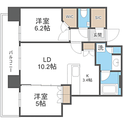 物件の間取り