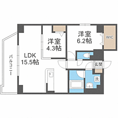 物件の間取り