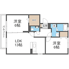 物件の間取り