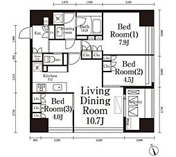 間取図画像 3LDK