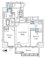 物件の間取り
