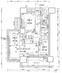 シャリエ椎名町 3LDKの間取図画像