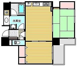 ライオンズステーションプラザ千歳烏山 2LDKの間取図画像