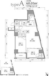 JPnoie小石川富坂 2LDKの間取図画像