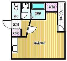 ゴールドハイツ  ｜ 大阪府羽曳野市碓井3丁目（賃貸マンション1R・2階・25.00㎡） その2