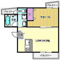 フィルハウス須賀  ｜ 大阪府富田林市須賀2丁目（賃貸マンション1LDK・4階・37.08㎡） その2