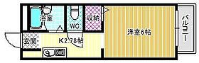 KA’ULMI  ｜ 大阪府藤井寺市大井4丁目（賃貸アパート1K・1階・20.46㎡） その2