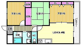 サントル　ドゥ　ヴィラージュ  ｜ 大阪府富田林市寿町2丁目（賃貸マンション3LDK・1階・61.29㎡） その2