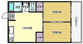 新栄プロパティ古市駅東  ｜ 大阪府羽曳野市古市4丁目（賃貸マンション2LDK・2階・50.00㎡） その2