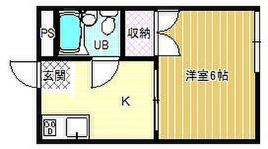 シングルライフ ｜大阪府羽曳野市南恵我之荘2丁目(賃貸アパート1K・2階・16.00㎡)の写真 その1