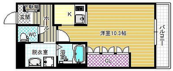 パレスひだまりの丘 ｜大阪府富田林市加太3丁目(賃貸マンション1R・3階・34.90㎡)の写真 その2