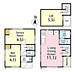 間取り：◇2ＬＤＫ＋固定階段付きロフト◇