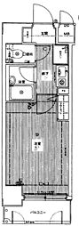 エスリード大阪城北 1Kの間取図画像